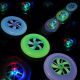 22.5CM Funny Flying Disk Frisbee Saucer Light Up with Multi Color for Kid Dog Pet Red