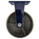 8inch heavy duty caster wheel industrial castor all metal heat resistant non swivel / fixed for flat ground and high temperature 1 ton ea overall height 255mm bolt side