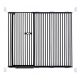 extra tall 150cm baby pet security gate metal safety guard tension pressure mounted for children dog kitten adjustable width range 165-175cm largest gap between bars 42mm model b441 black package content