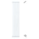 30cm wide extension panel kit for extra tall 150cm baby pet security gate metal safety guard tension pressure mounted for children dog kitten white