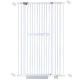 extra tall 150cm baby pet security gate metal safety guard tension pressure mounted for children dog kitten adjustable width range 85-95cm largest gap between bars 42mm model b1 white