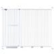 extra tall 150cm baby pet security gate metal safety guard tension pressure mounted for children dog kitten adjustable width range 185-195cm largest gap between bars 42mm model b443 white