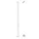 10cm wide extension panel kit for extra tall 150cm baby pet security gate metal safety guard tension pressure mounted for children dog kitten white